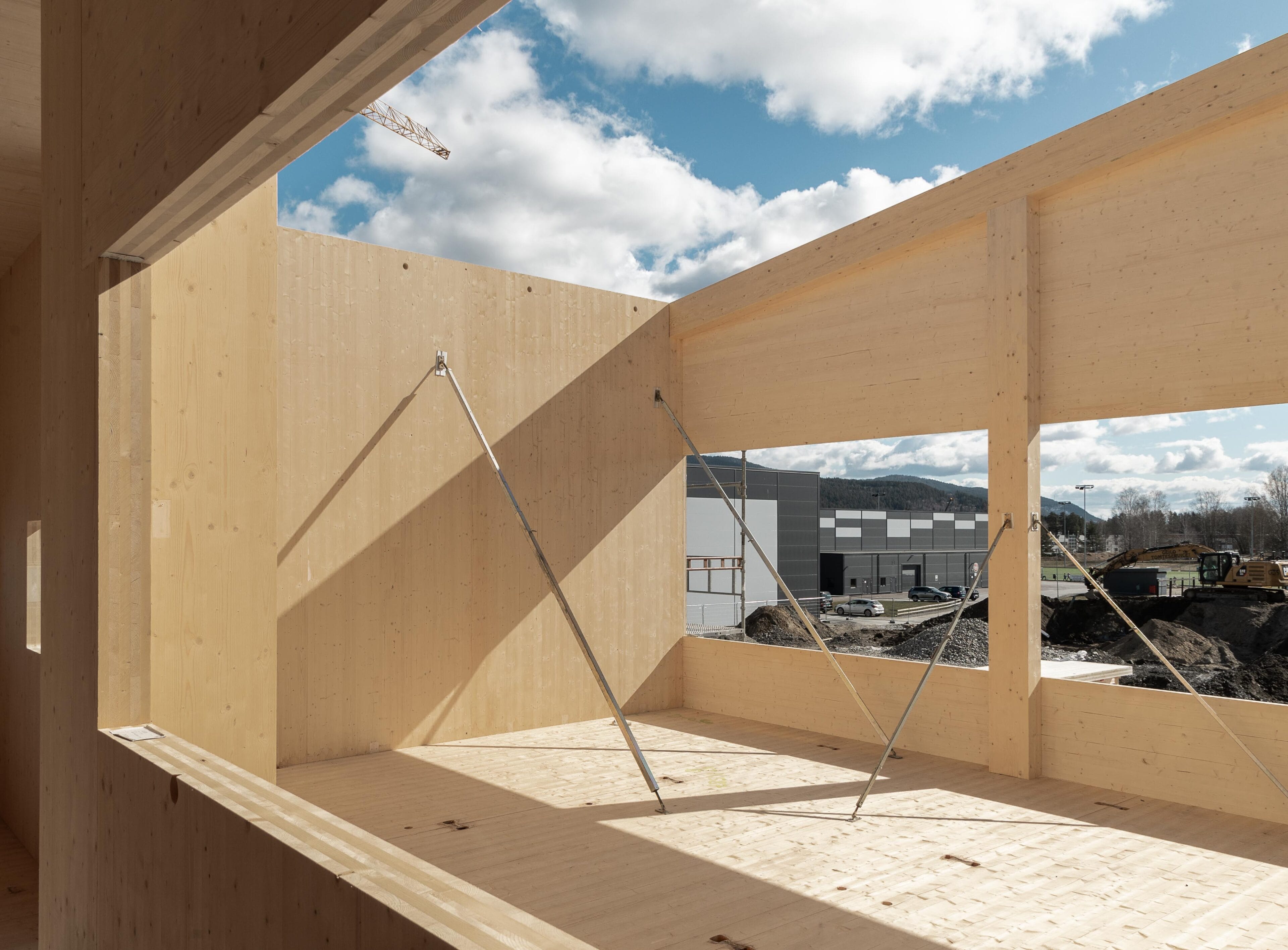 Byggeplass for Hokksund barneskole